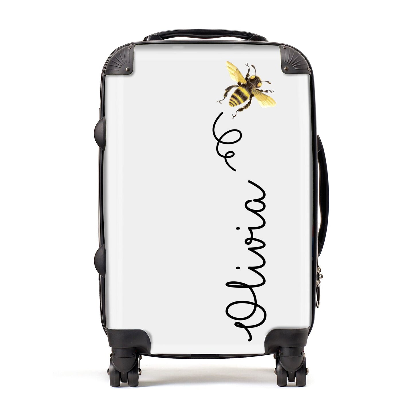 Bee in Flight Personalised Name Suitcase