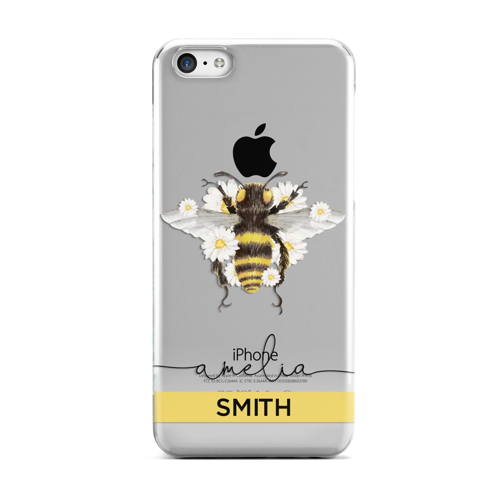 Bees Daisies Personalised Names Apple iPhone 5c Case