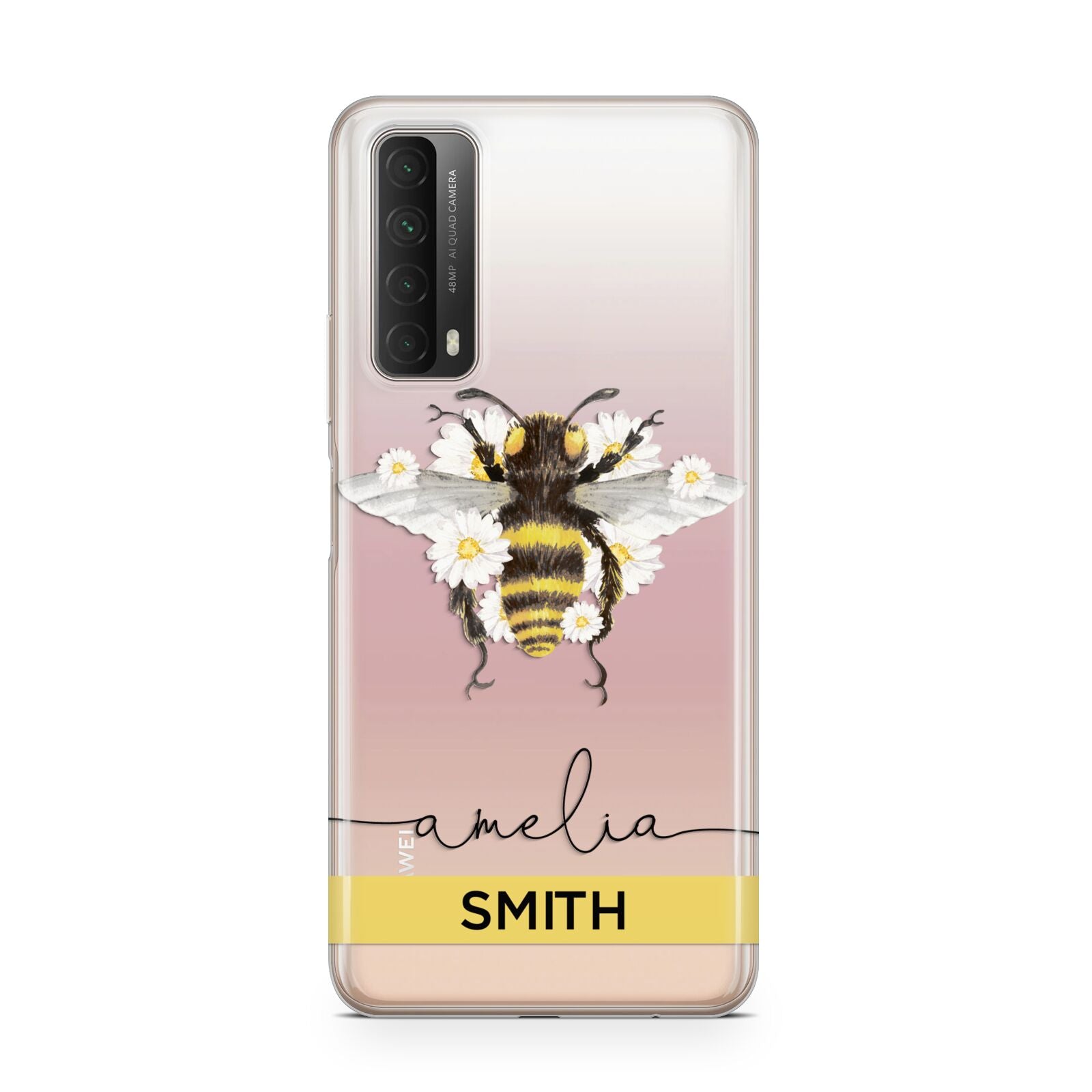 Bees Daisies Personalised Names Huawei P Smart 2021