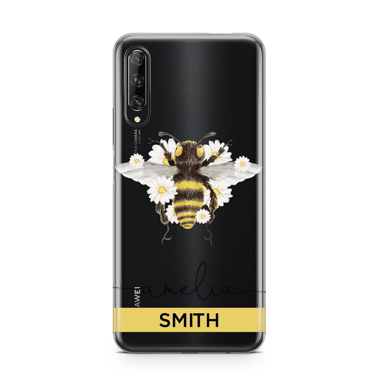 Bees Daisies Personalised Names Huawei P Smart Pro 2019