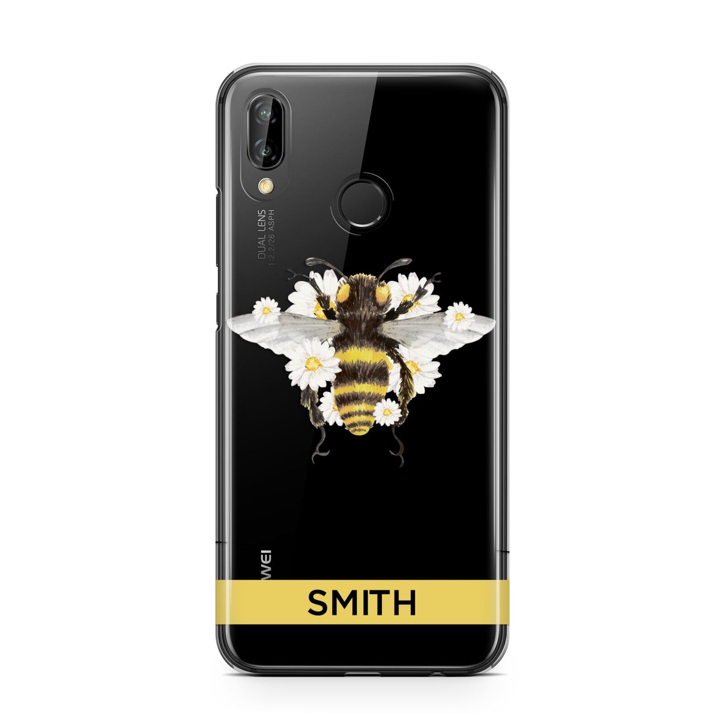 Bees Daisies Personalised Names Huawei P20 Lite Phone Case