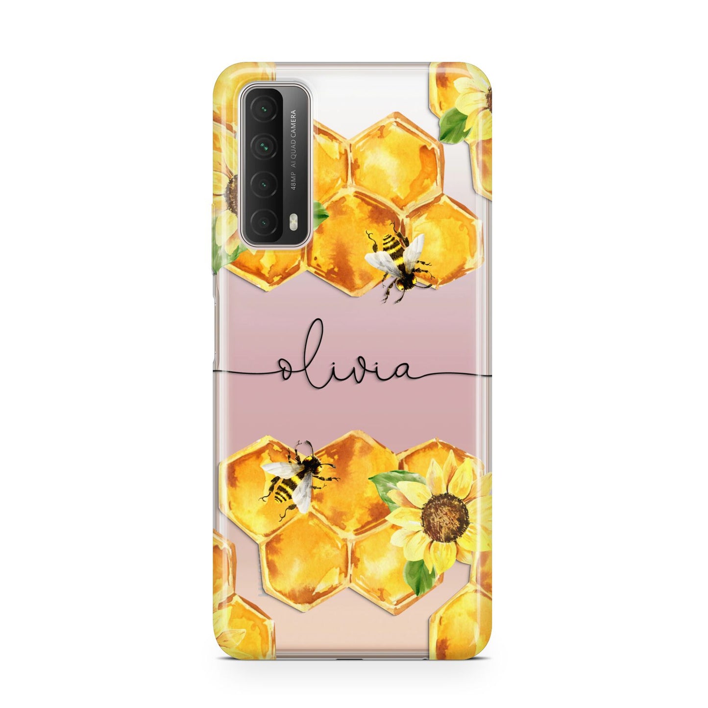 Bees Honeycomb Personalised Name Huawei P Smart 2021