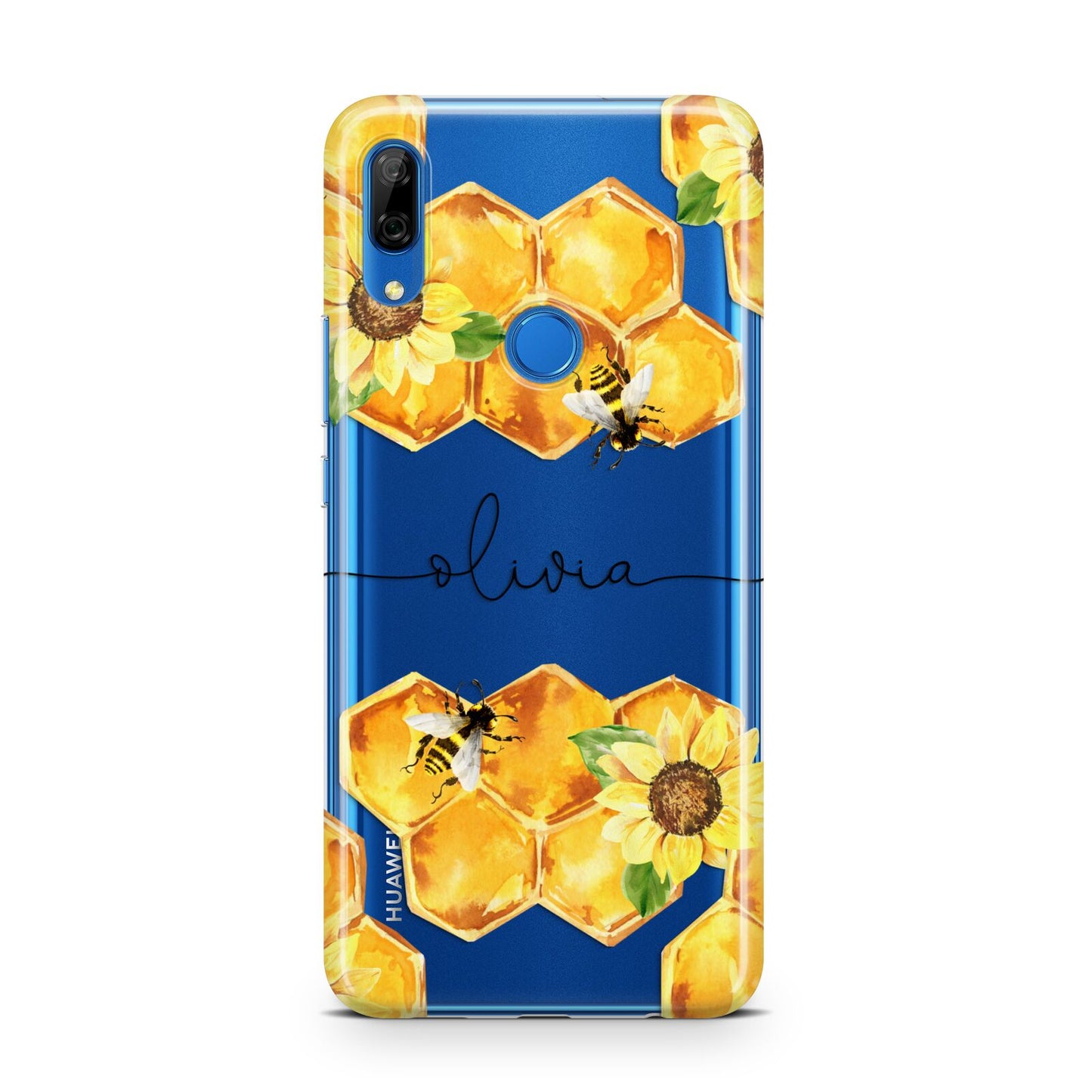 Bees Honeycomb Personalised Name Huawei P Smart Z