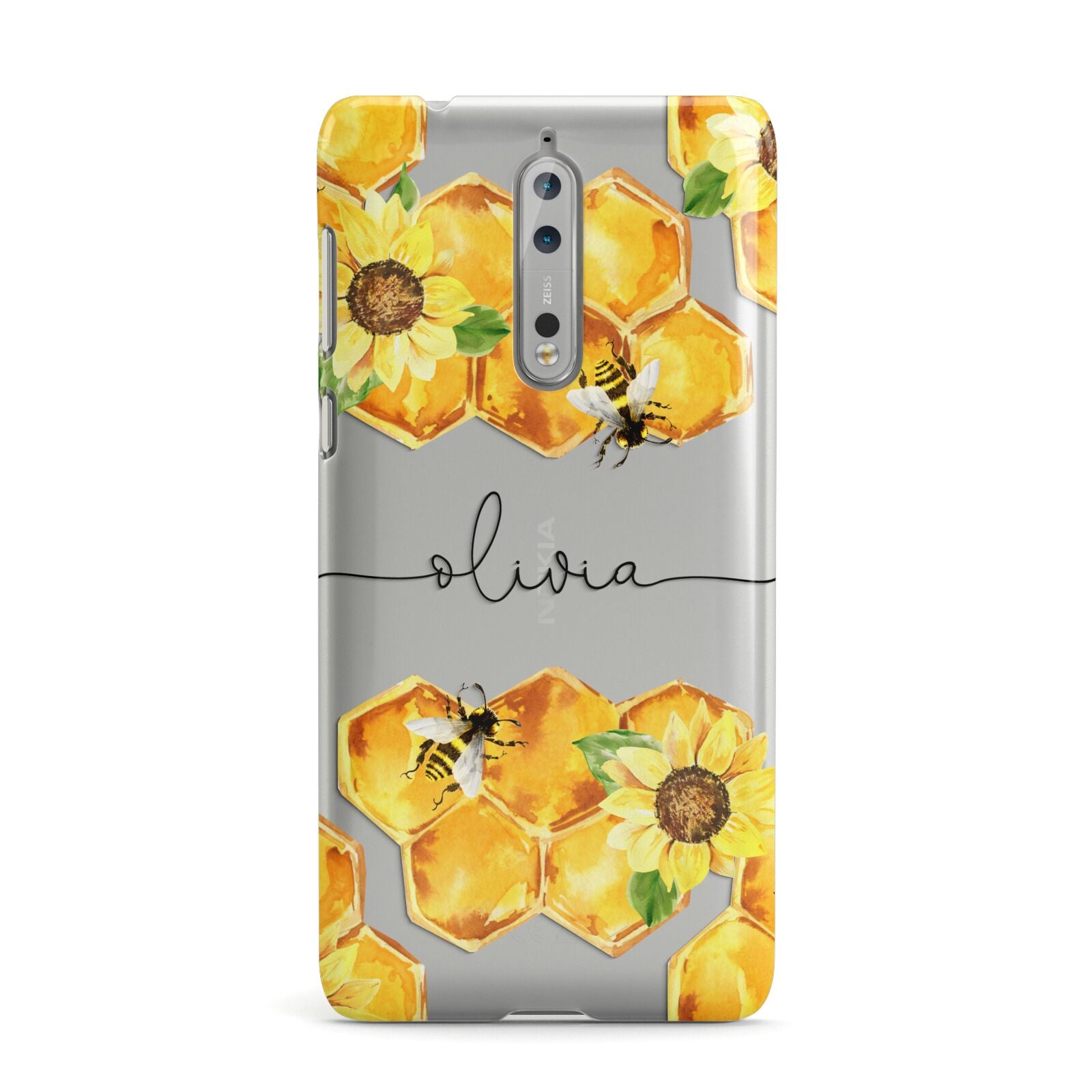 Bees Honeycomb Personalised Name Nokia Case