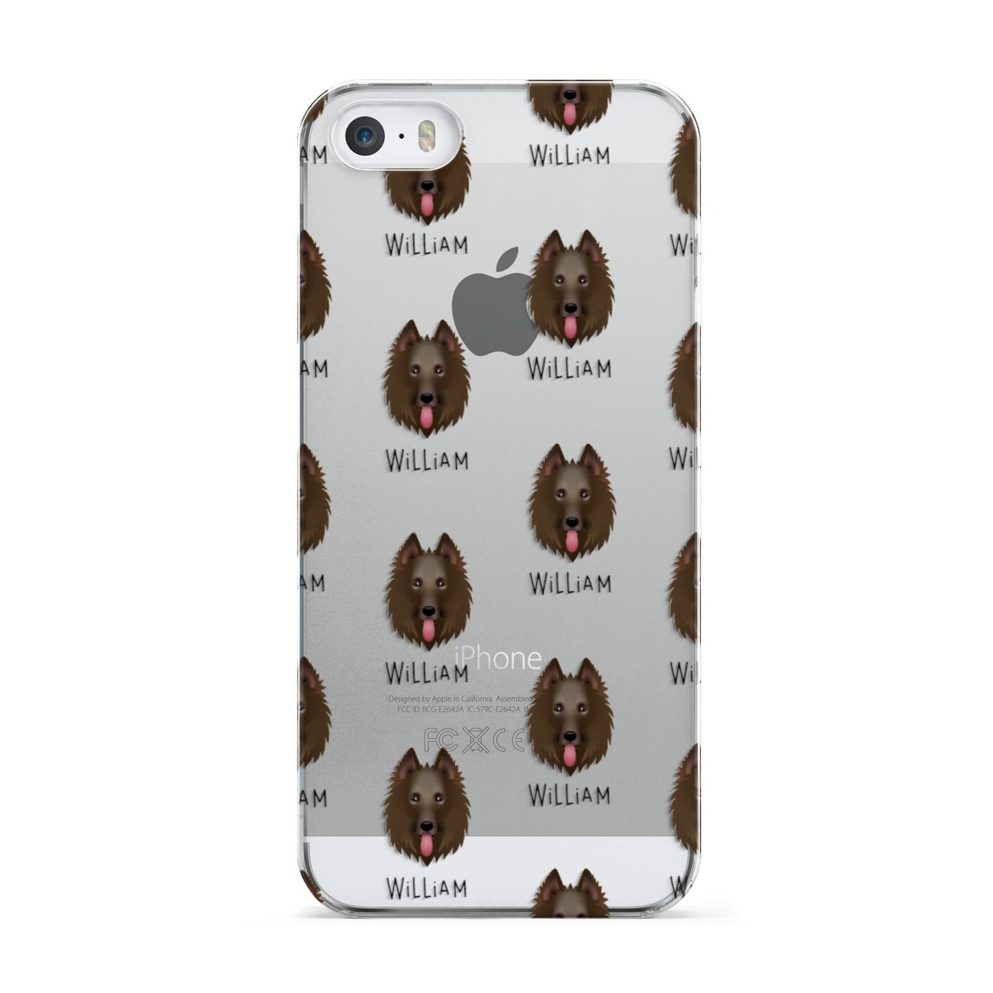 Belgian Groenendael Icon with Name Apple iPhone 5 Case