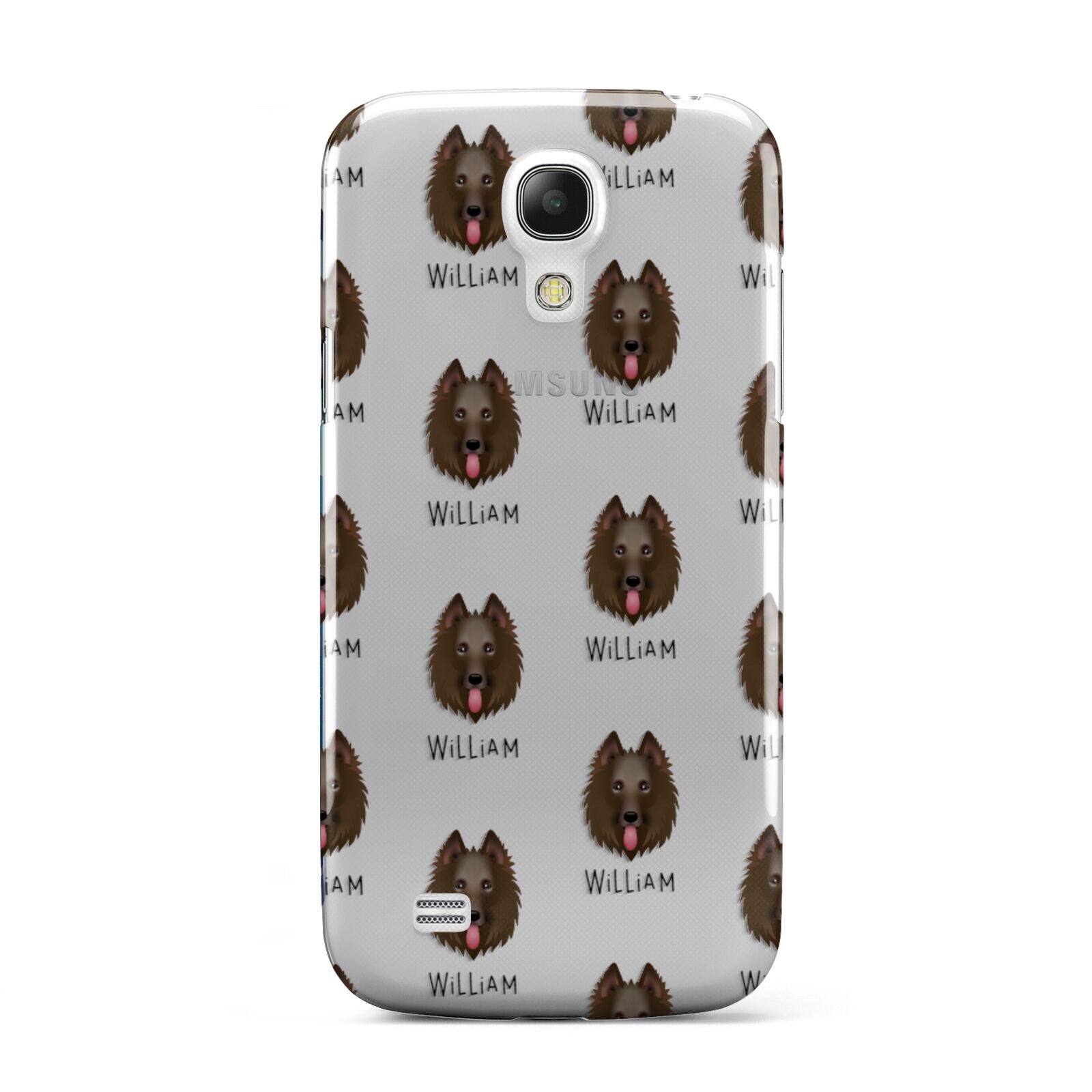 Belgian Groenendael Icon with Name Samsung Galaxy S4 Mini Case