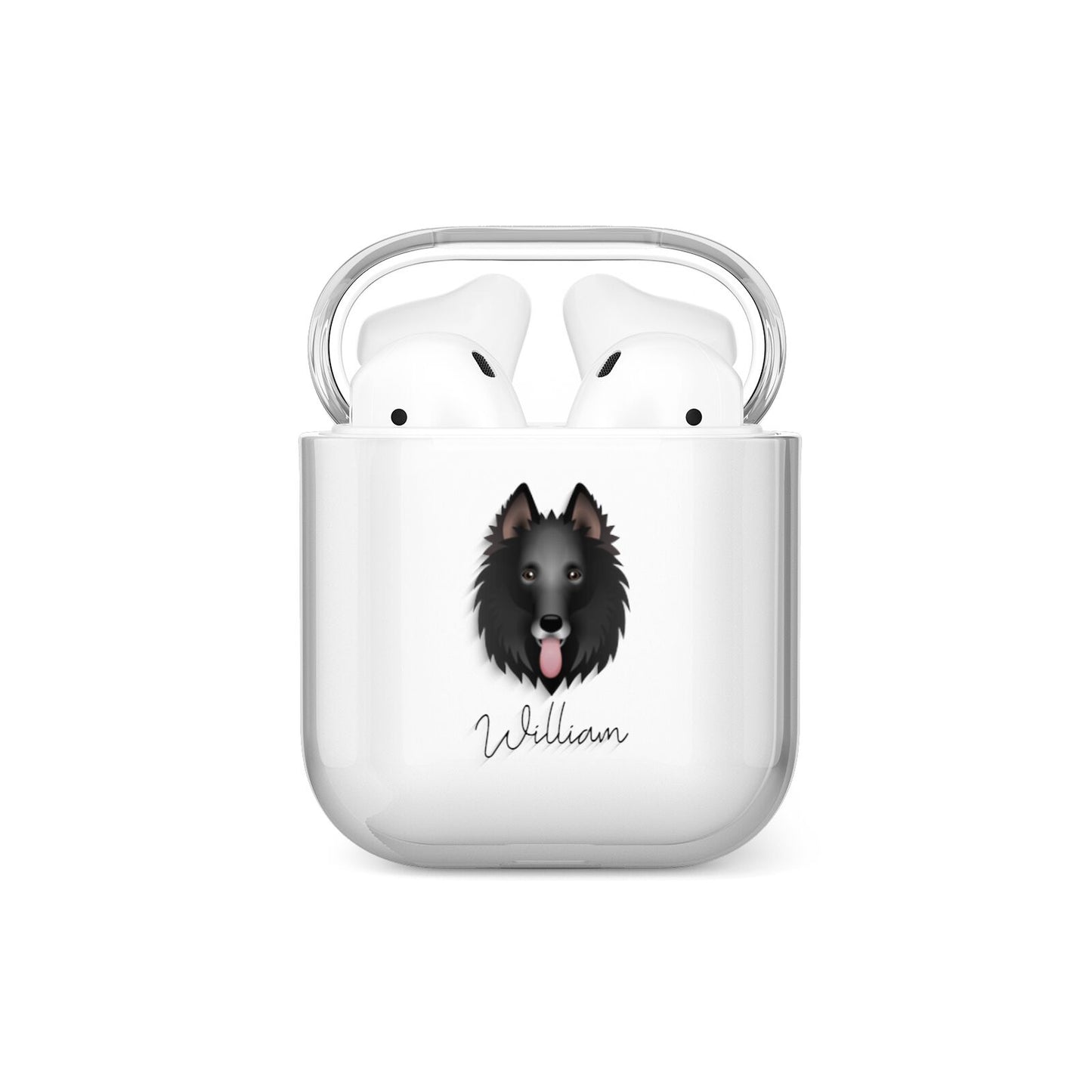 Belgian Groenendael Personalised AirPods Case