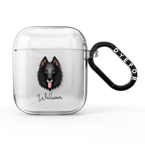 Belgian Groenendael Personalised AirPods Case