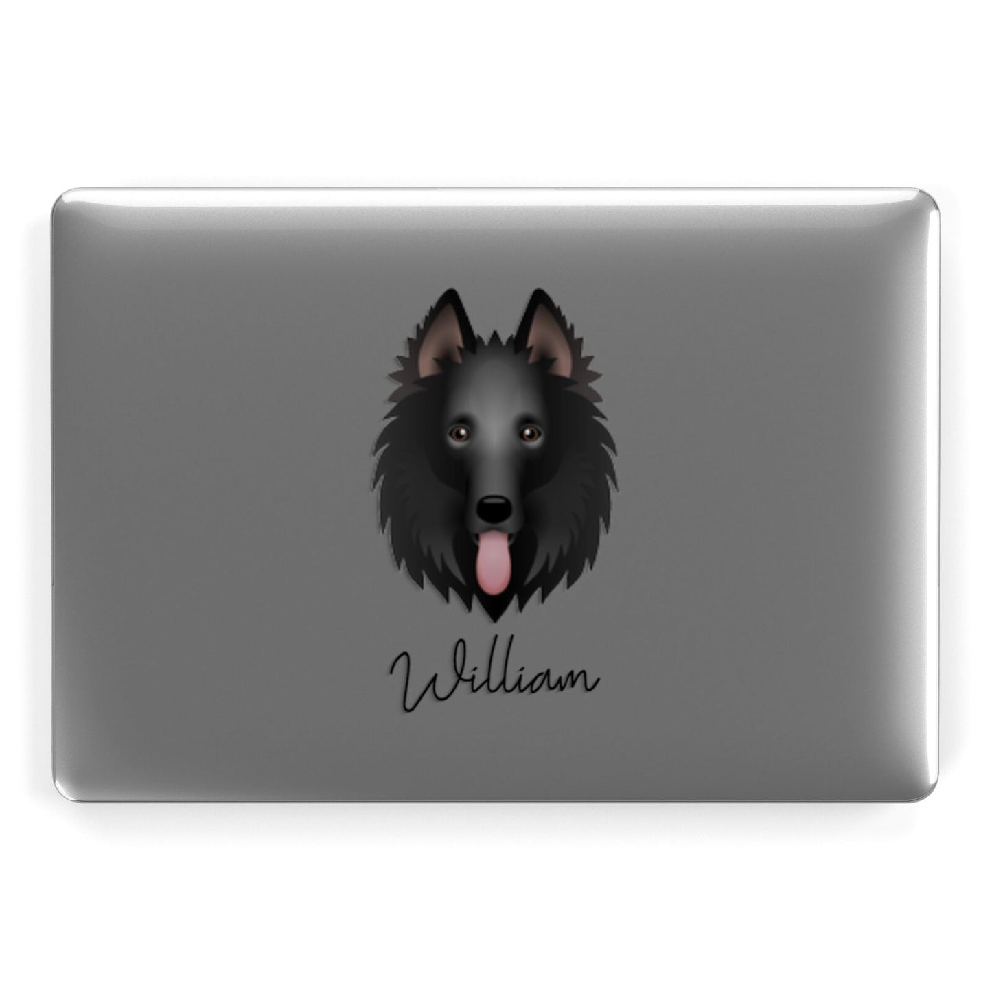 Belgian Groenendael Personalised Apple MacBook Case