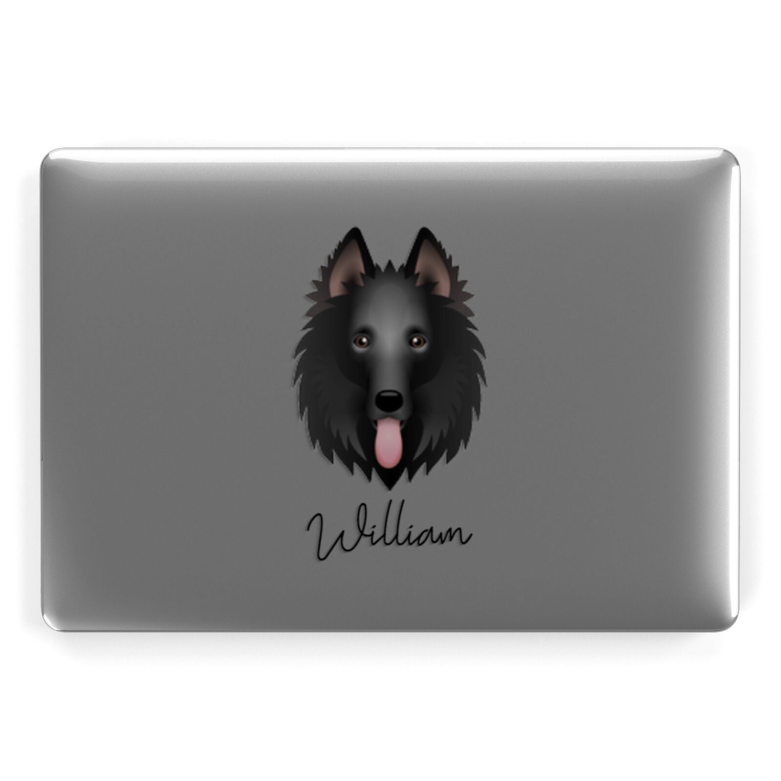 Belgian Groenendael Personalised Apple MacBook Case