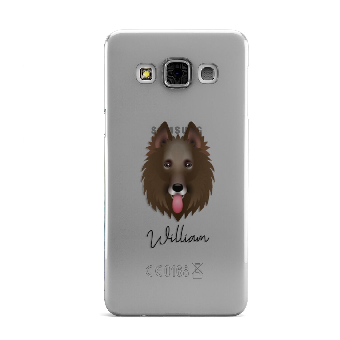 Belgian Groenendael Personalised Samsung Galaxy A3 Case