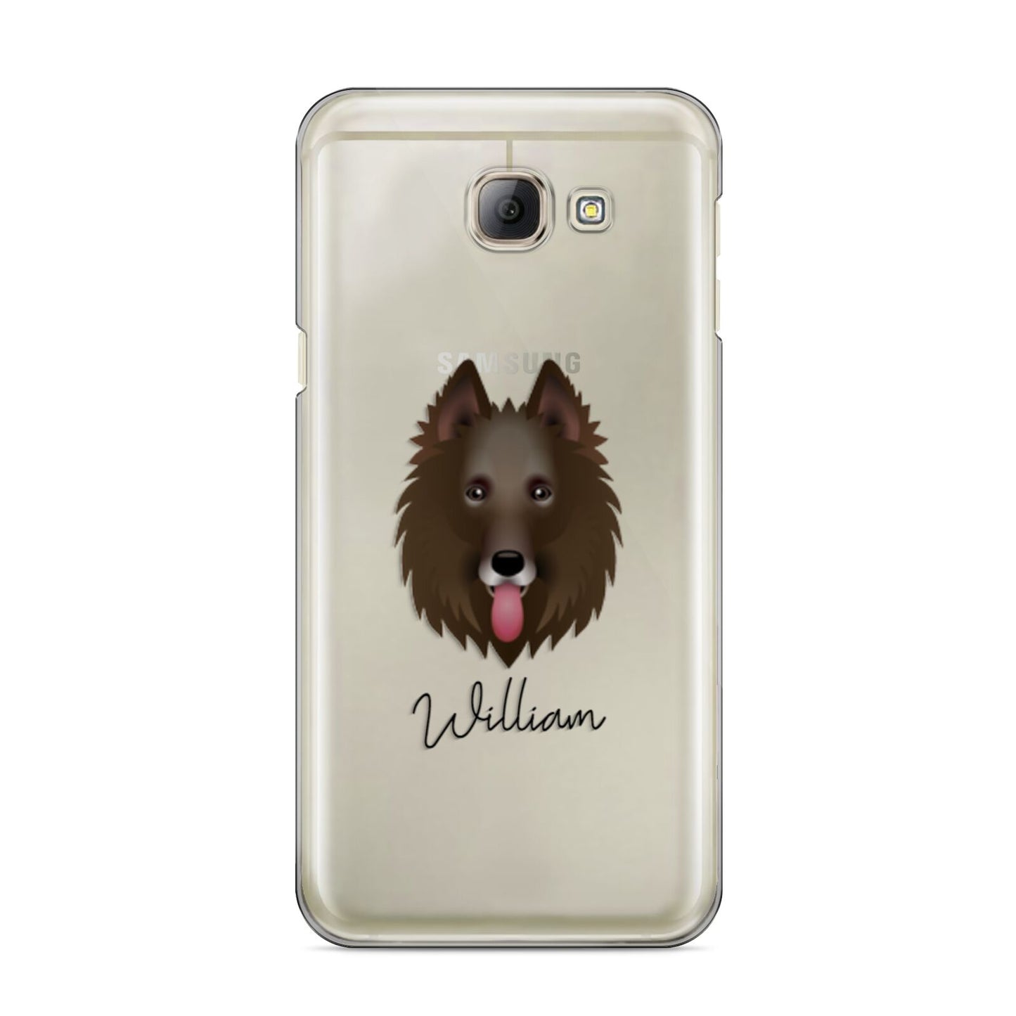 Belgian Groenendael Personalised Samsung Galaxy A8 2016 Case