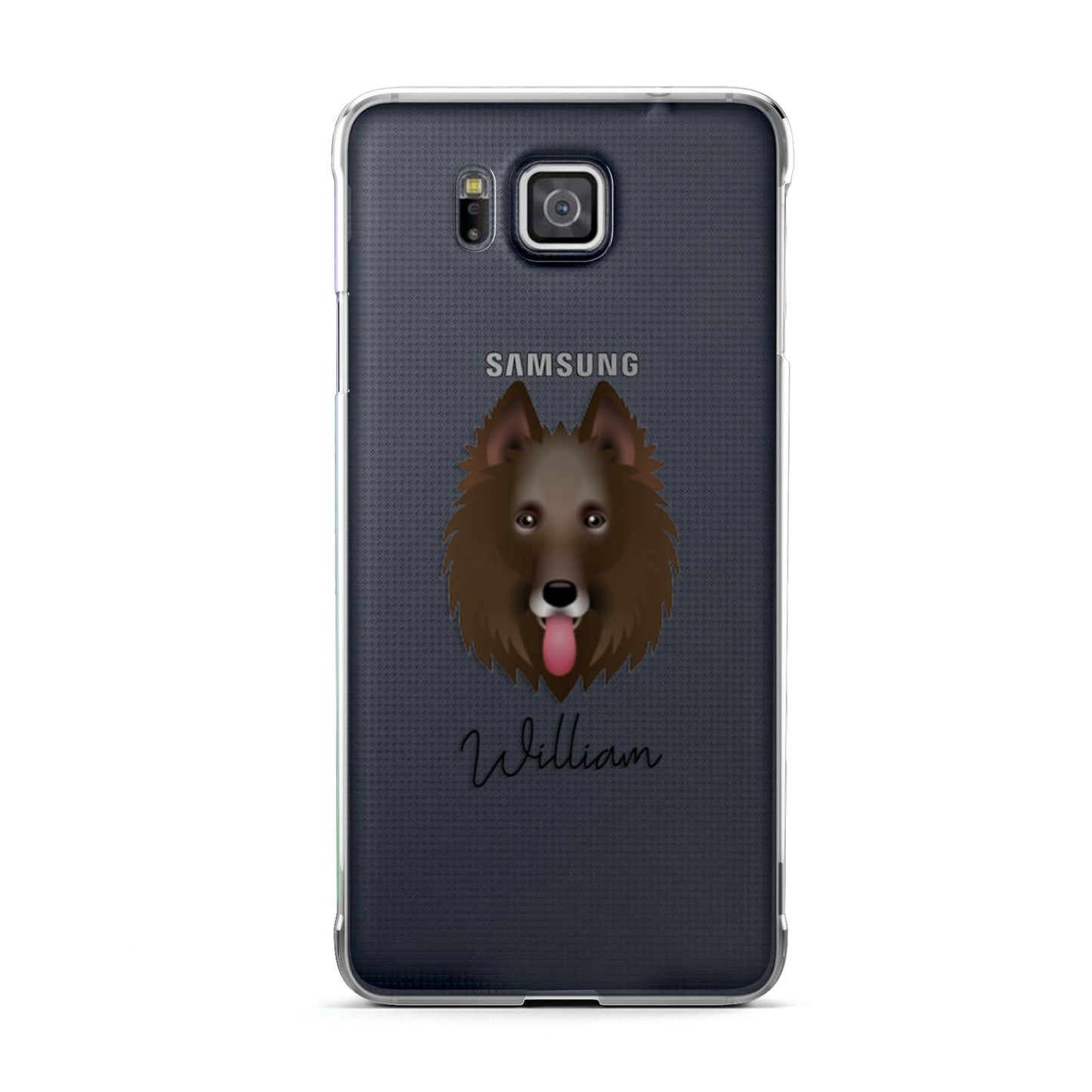 Belgian Groenendael Personalised Samsung Galaxy Alpha Case