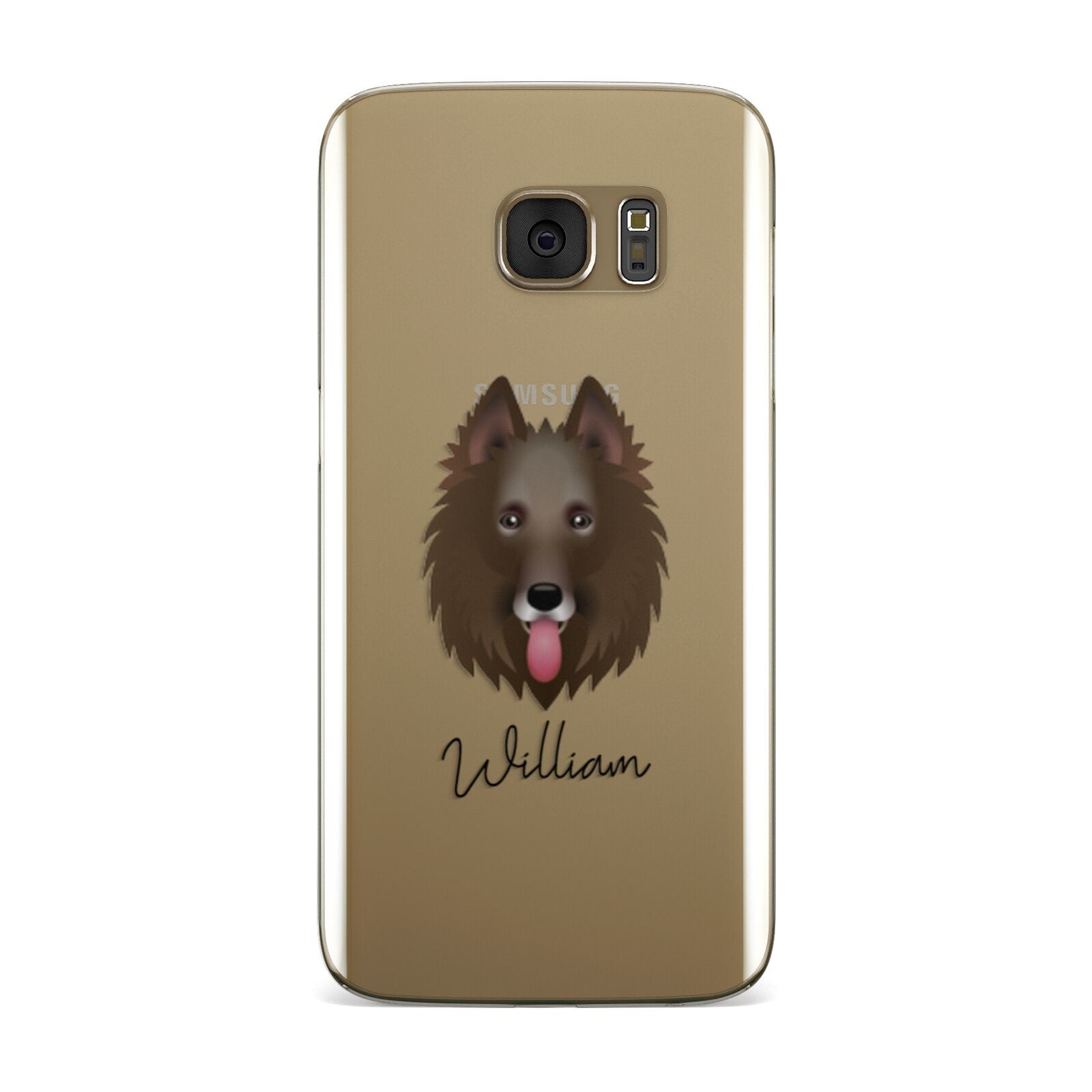 Belgian Groenendael Personalised Samsung Galaxy Case