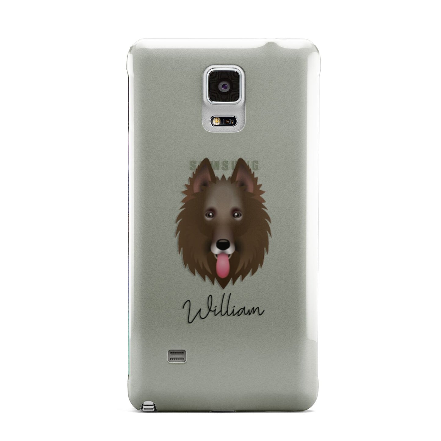 Belgian Groenendael Personalised Samsung Galaxy Note 4 Case