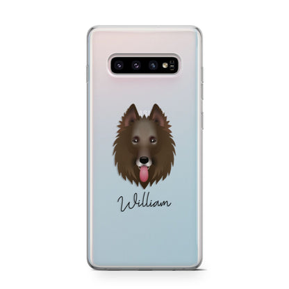 Belgian Groenendael Personalised Samsung Galaxy S10 Case