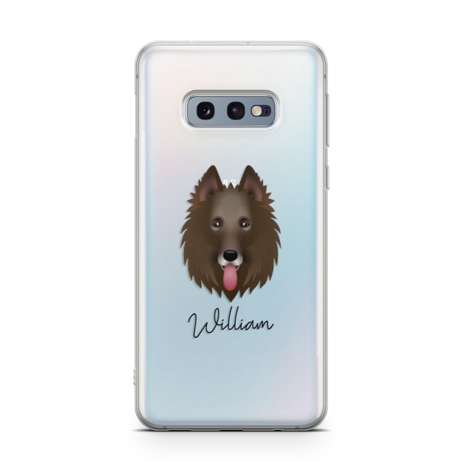 Belgian Groenendael Personalised Samsung Galaxy S10E Case