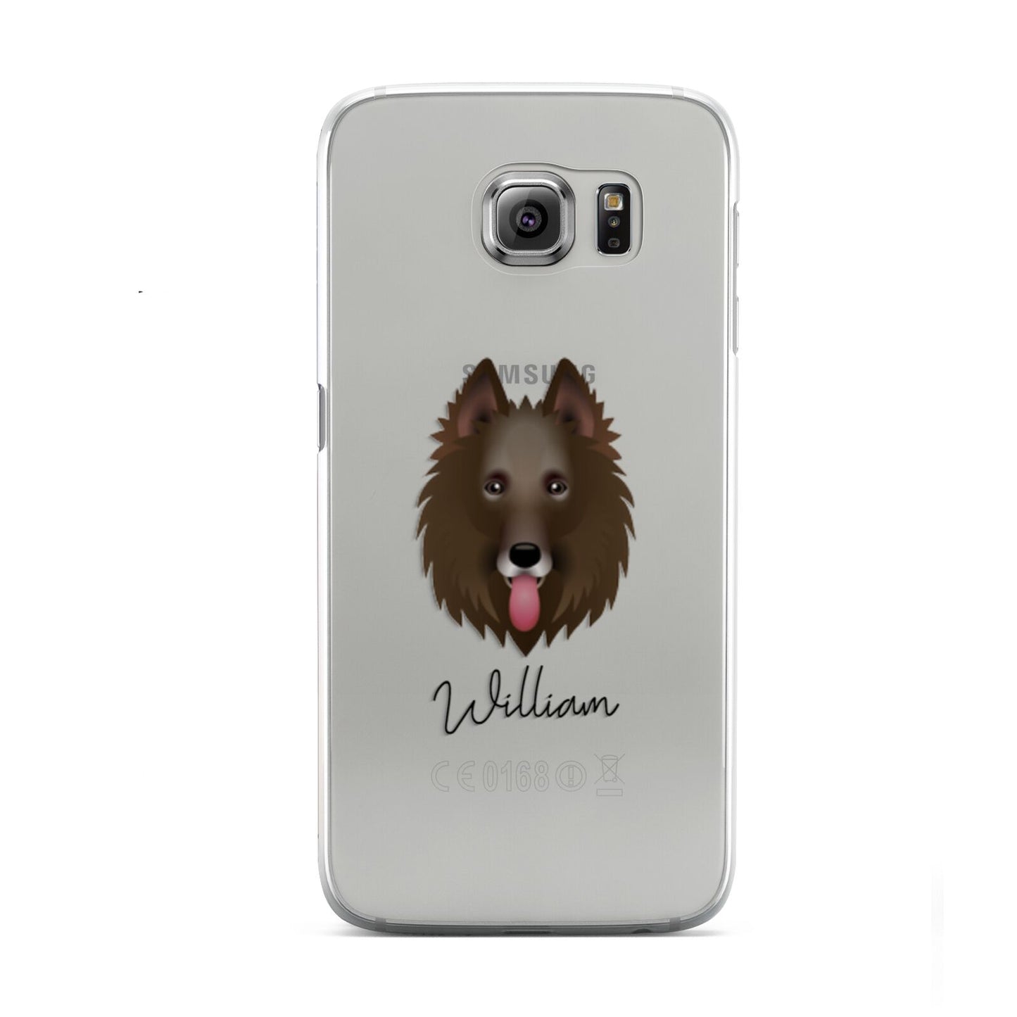 Belgian Groenendael Personalised Samsung Galaxy S6 Case