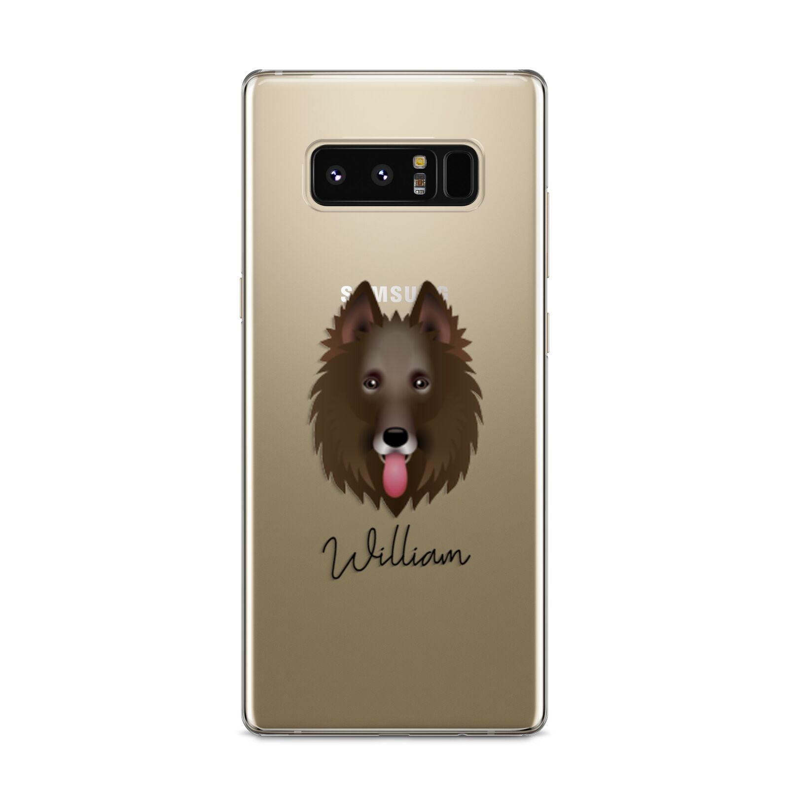 Belgian Groenendael Personalised Samsung Galaxy S8 Case