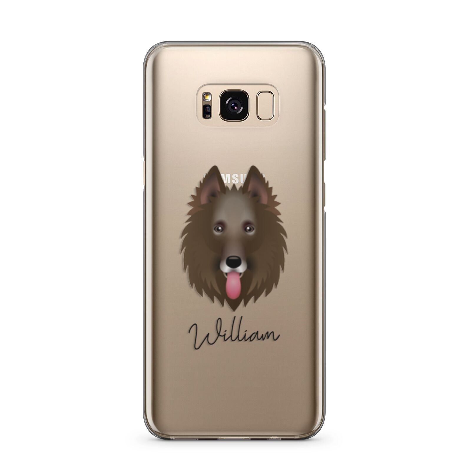 Belgian Groenendael Personalised Samsung Galaxy S8 Plus Case