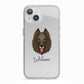 Belgian Groenendael Personalised iPhone 13 TPU Impact Case with White Edges