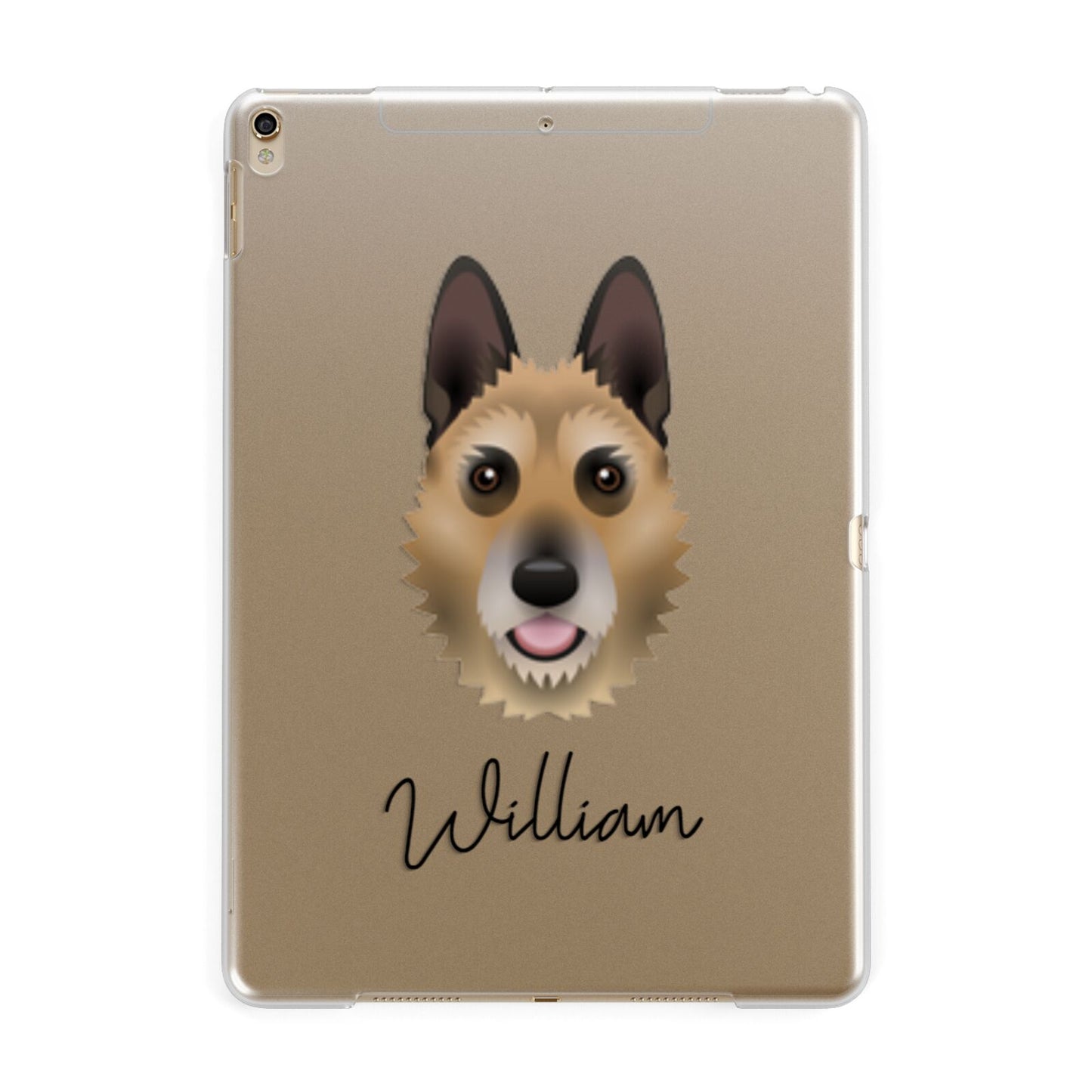 Belgian Laekenois Personalised Apple iPad Gold Case