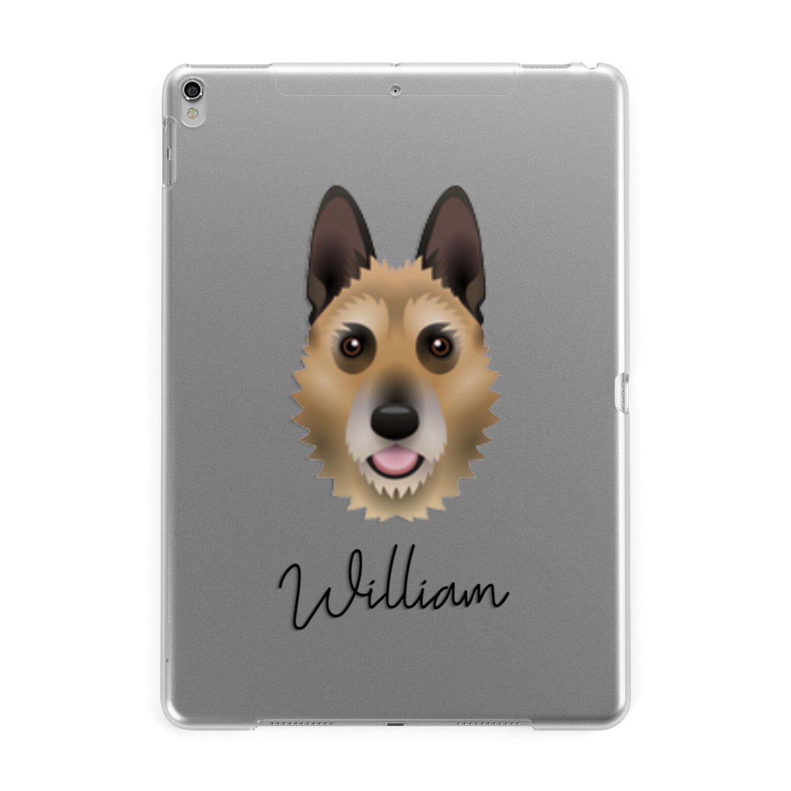 Belgian Laekenois Personalised Apple iPad Silver Case