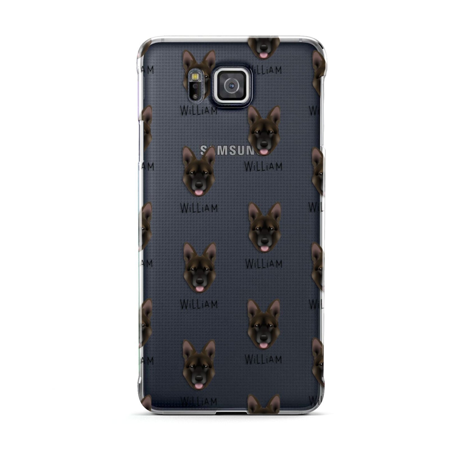 Belgian Malinois Icon with Name Samsung Galaxy Alpha Case