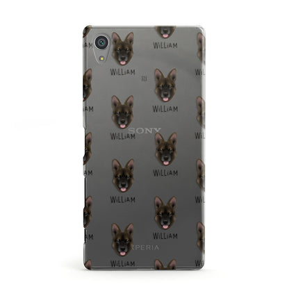 Belgian Malinois Icon with Name Sony Xperia Case