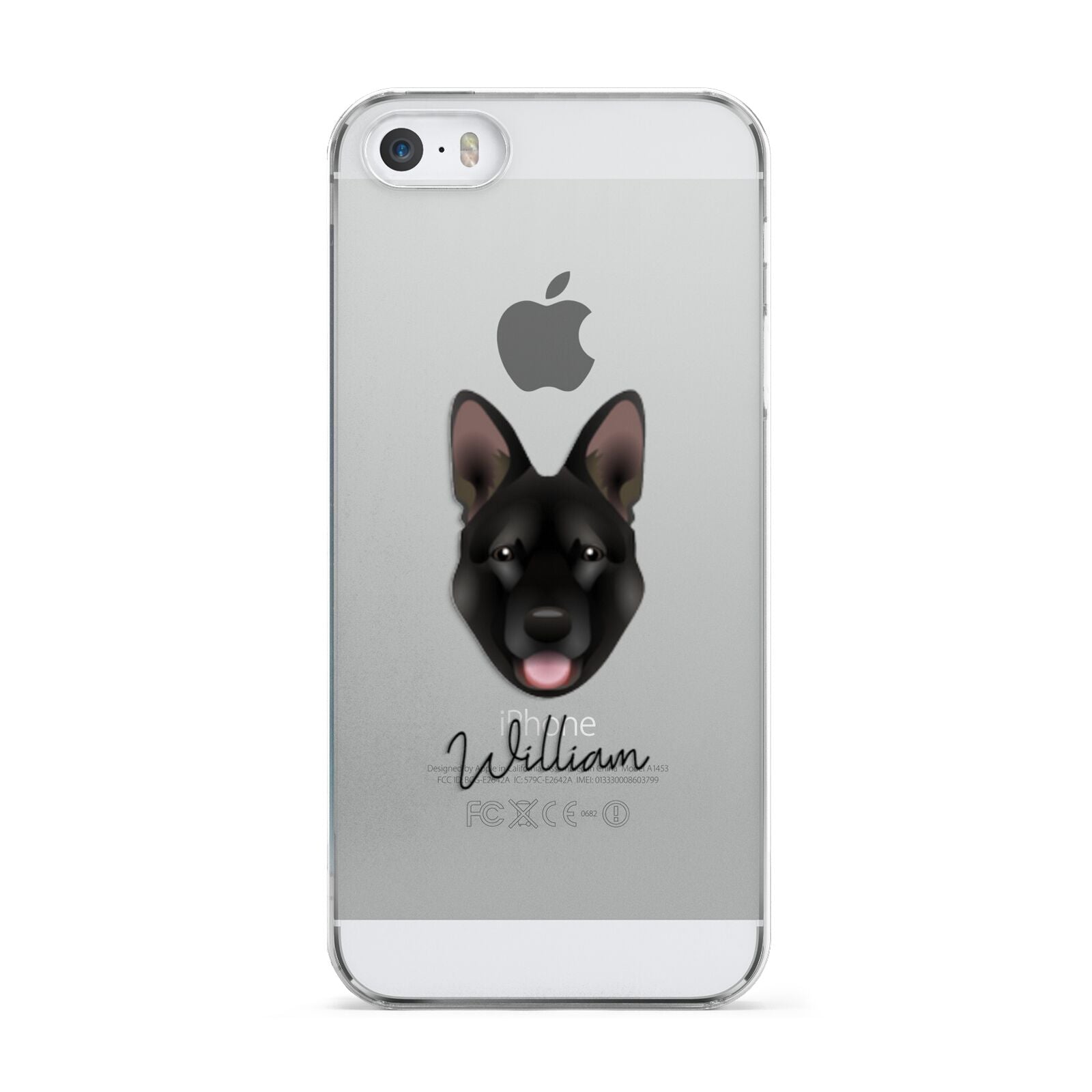 Belgian Malinois Personalised Apple iPhone 5 Case