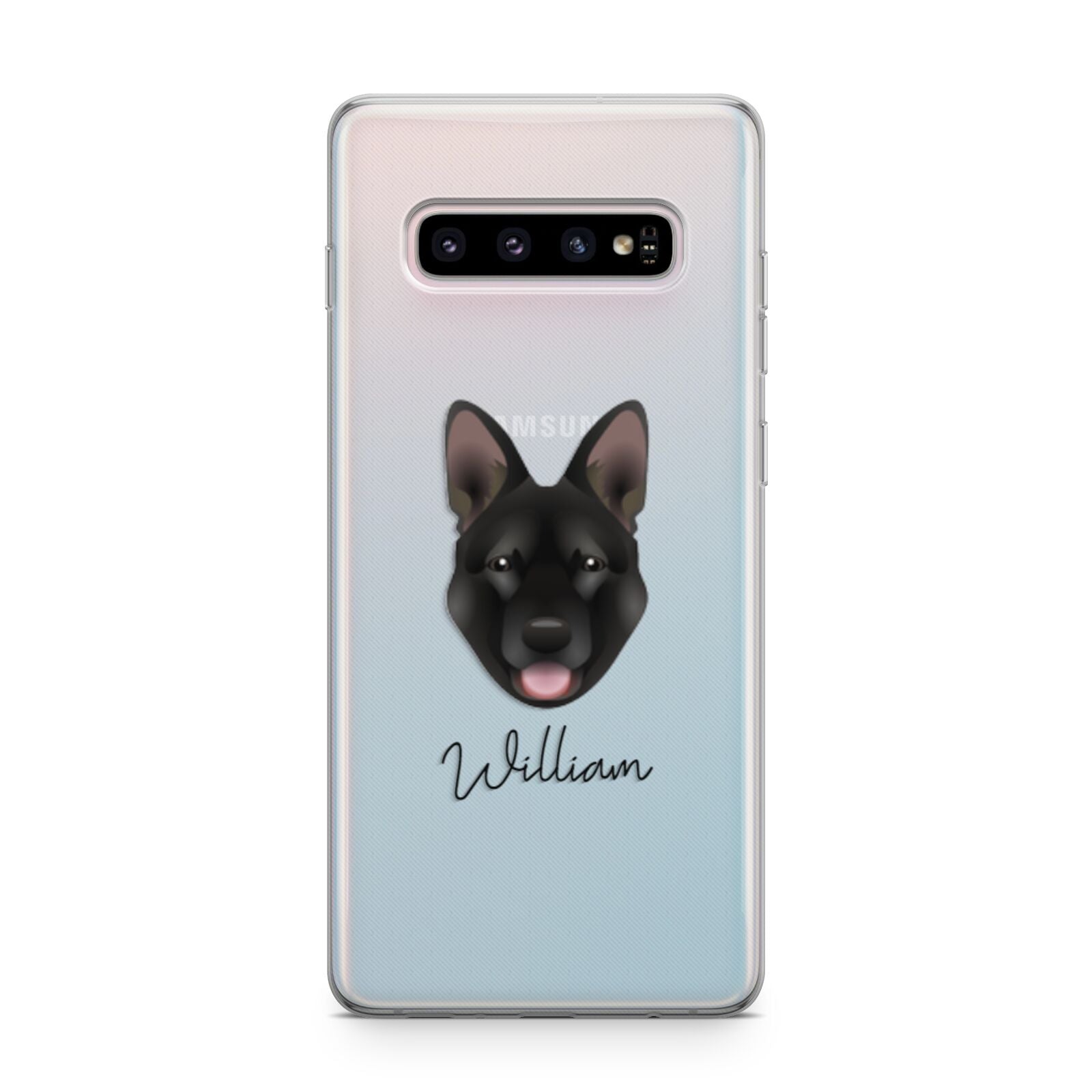 Belgian Malinois Personalised Samsung Galaxy S10 Plus Case