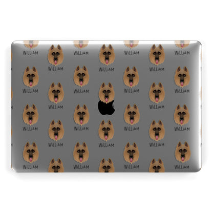 Belgian Shepherd Icon with Name Apple MacBook Case