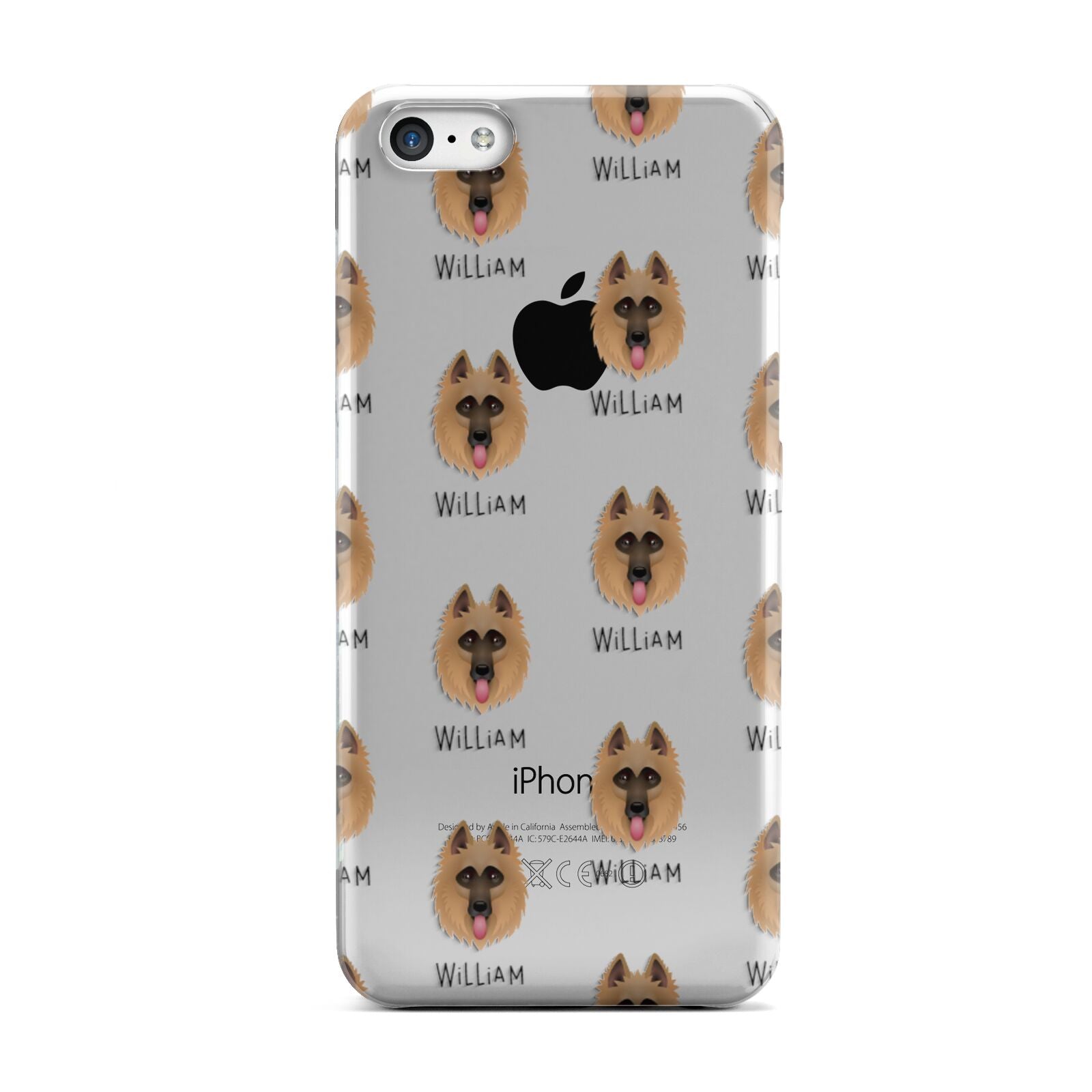 Belgian Shepherd Icon with Name Apple iPhone 5c Case