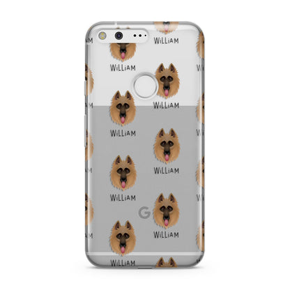 Belgian Shepherd Icon with Name Google Pixel Case