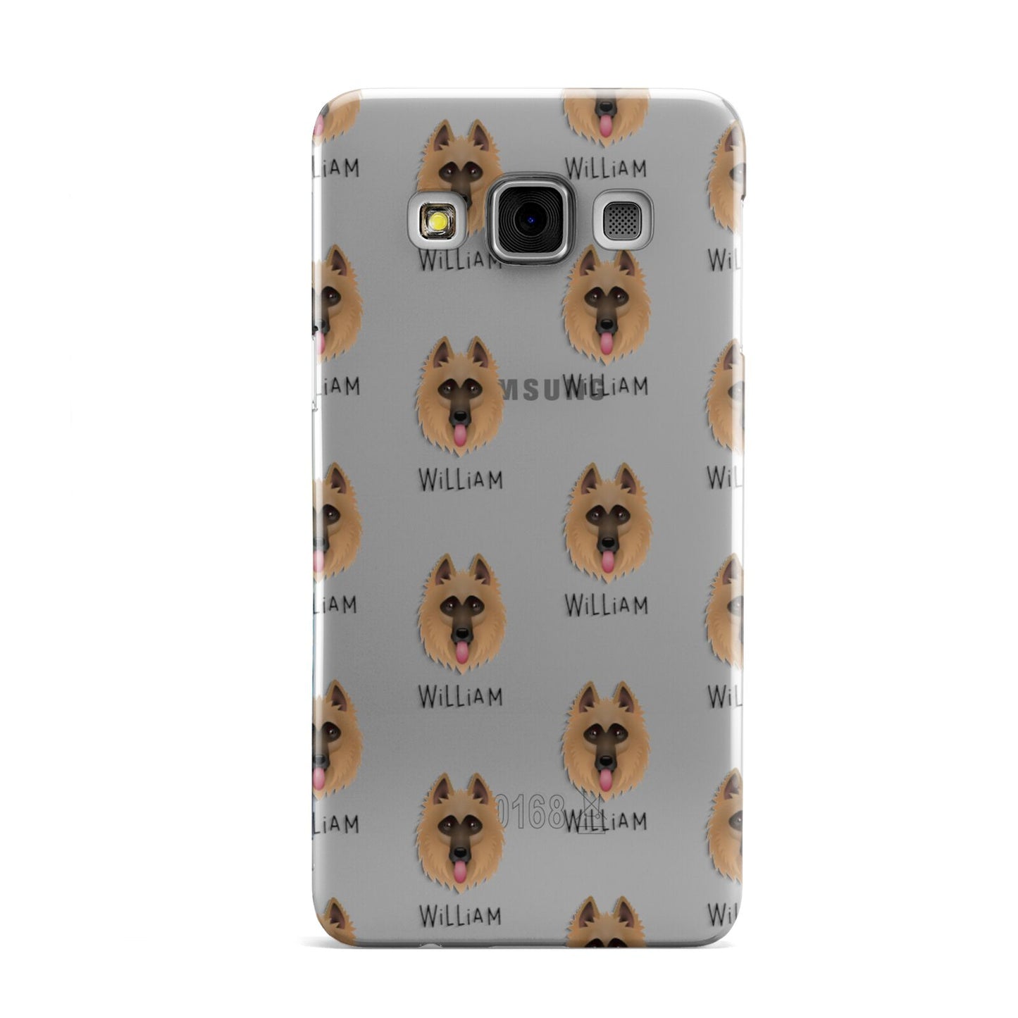 Belgian Shepherd Icon with Name Samsung Galaxy A3 Case