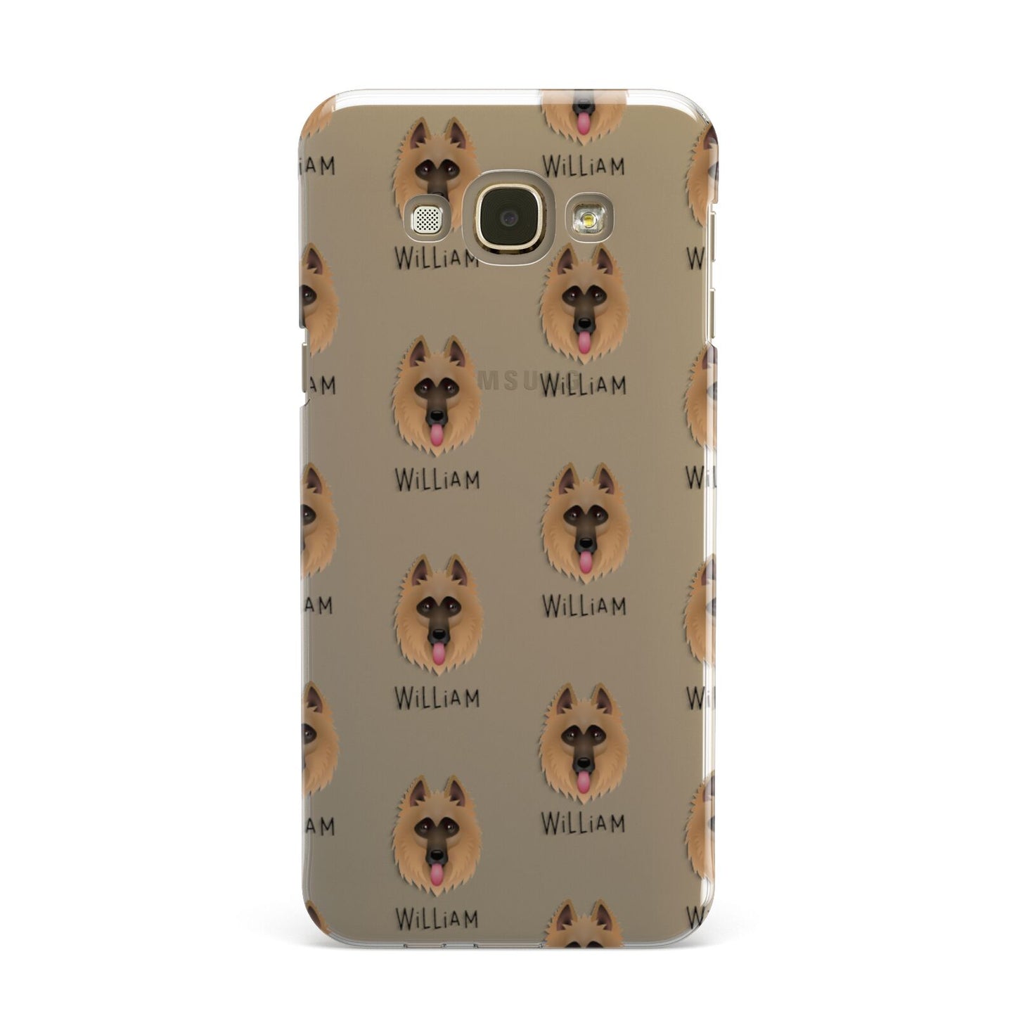 Belgian Shepherd Icon with Name Samsung Galaxy A8 Case