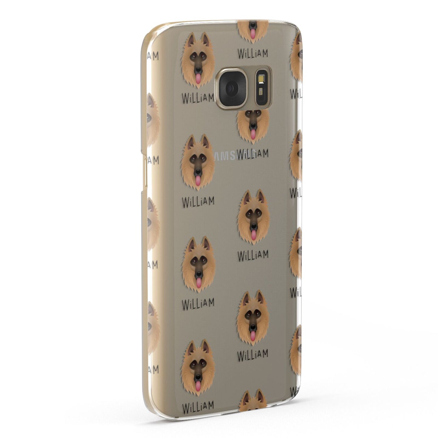 Belgian Shepherd Icon with Name Samsung Galaxy Case Fourty Five Degrees