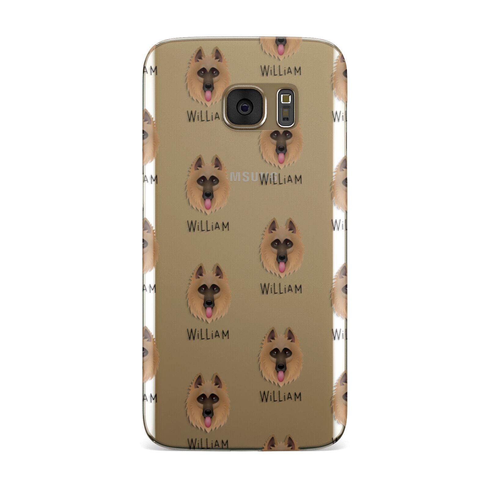 Belgian Shepherd Icon with Name Samsung Galaxy Case