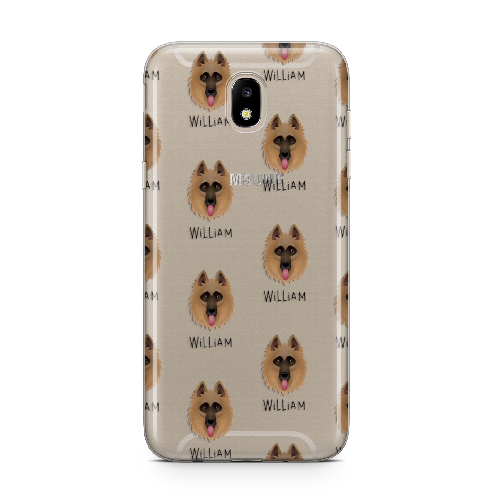 Belgian Shepherd Icon with Name Samsung J5 2017 Case