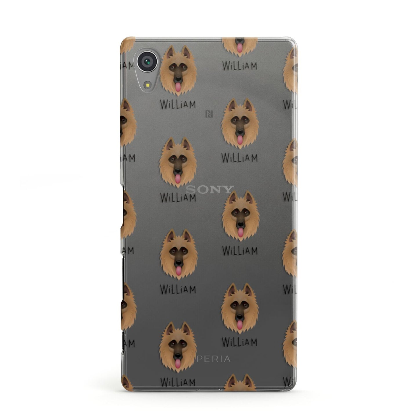 Belgian Shepherd Icon with Name Sony Xperia Case