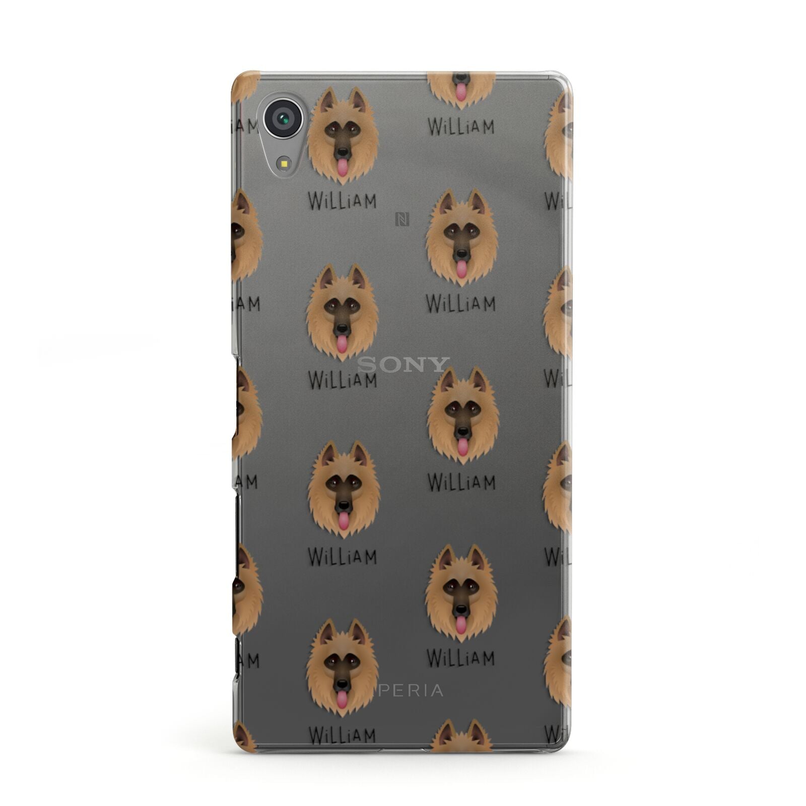 Belgian Shepherd Icon with Name Sony Xperia Case