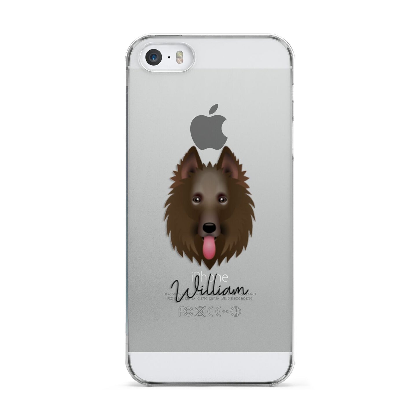 Belgian Shepherd Personalised Apple iPhone 5 Case