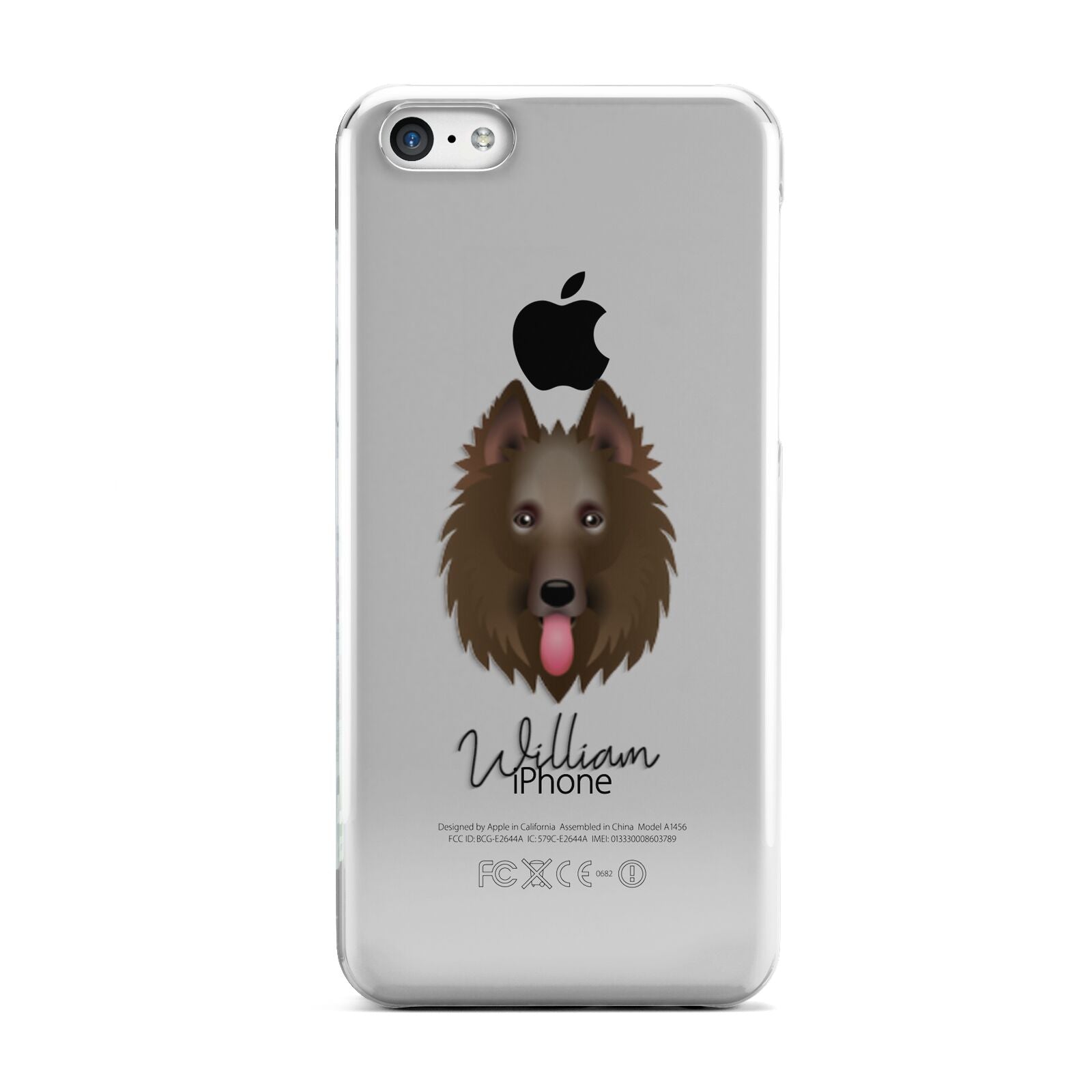 Belgian Shepherd Personalised Apple iPhone 5c Case