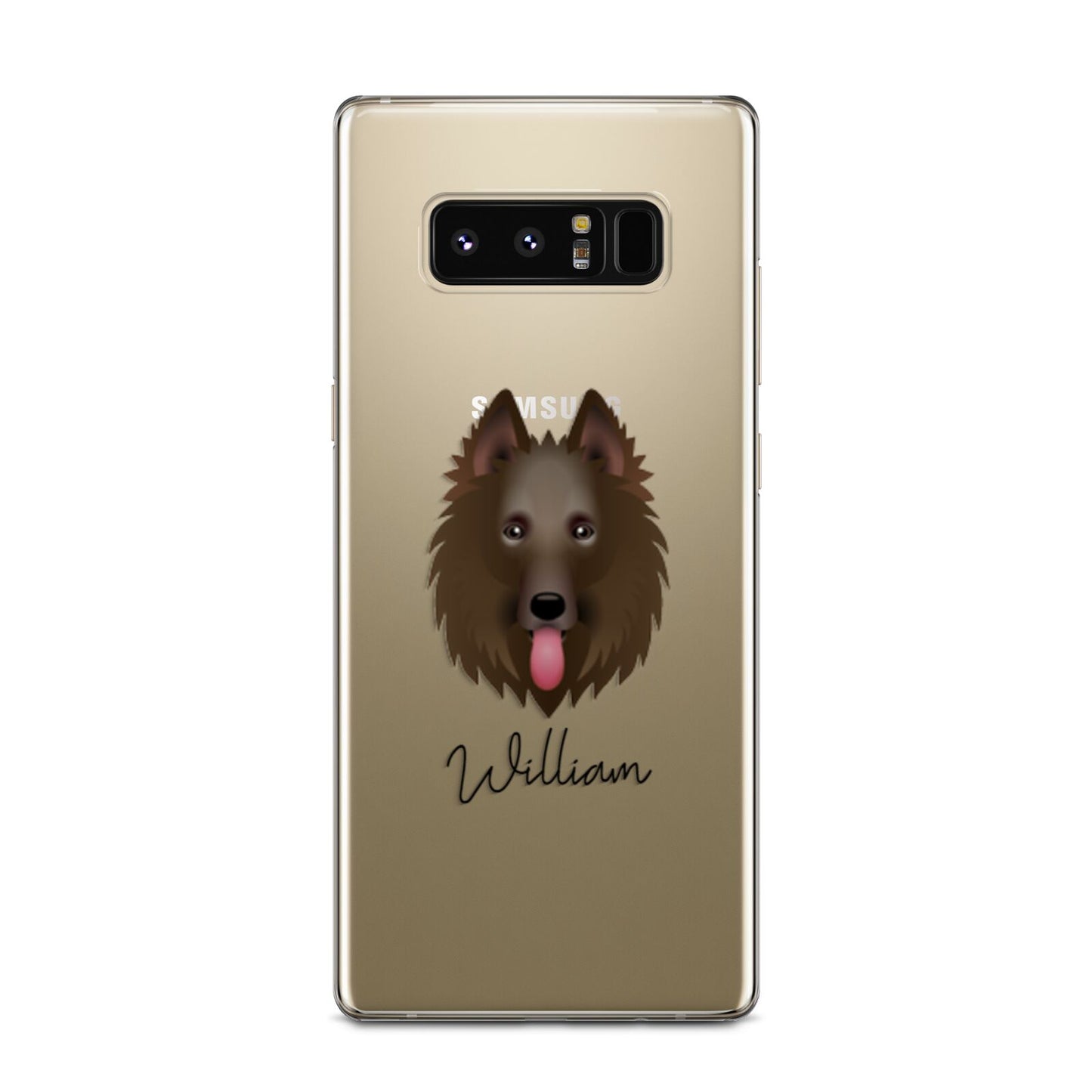 Belgian Shepherd Personalised Samsung Galaxy Note 8 Case