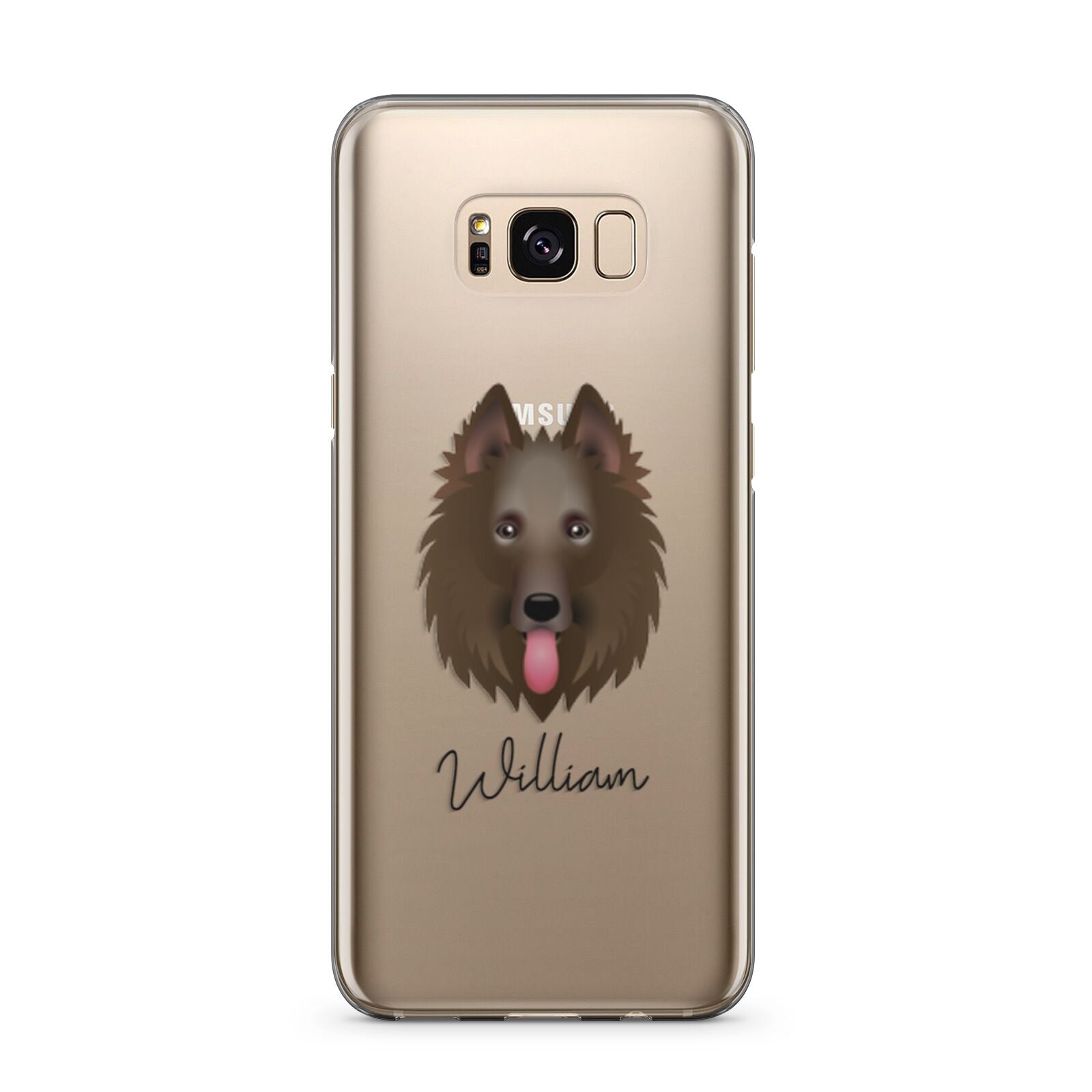 Belgian Shepherd Personalised Samsung Galaxy S8 Plus Case