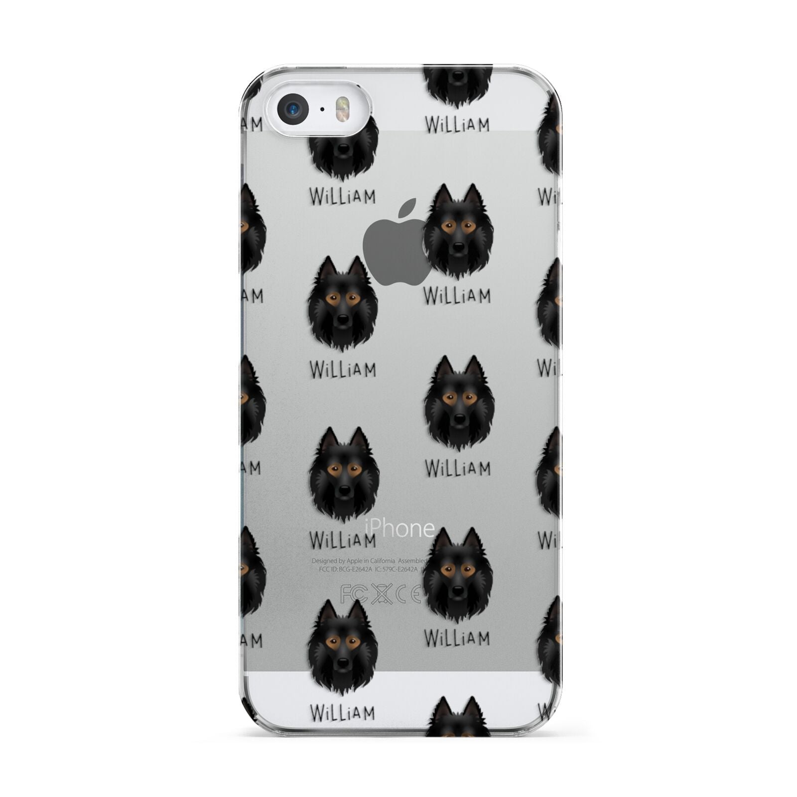 Belgian Tervuren Icon with Name Apple iPhone 5 Case