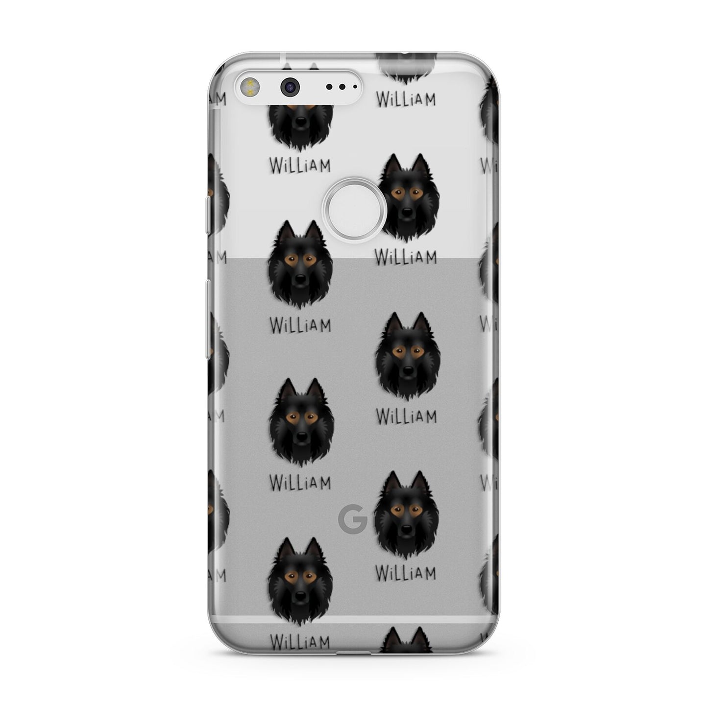 Belgian Tervuren Icon with Name Google Pixel Case