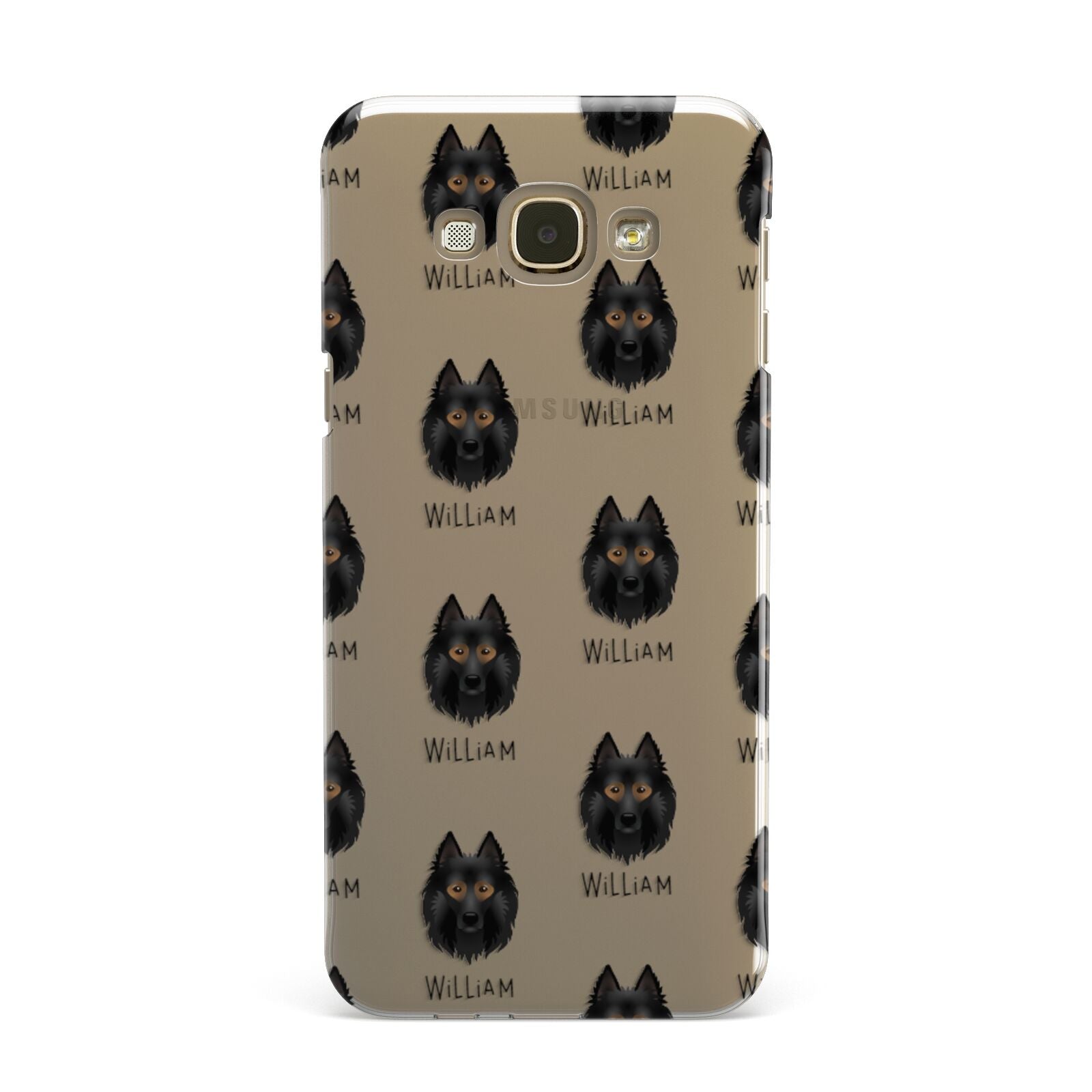 Belgian Tervuren Icon with Name Samsung Galaxy A8 Case