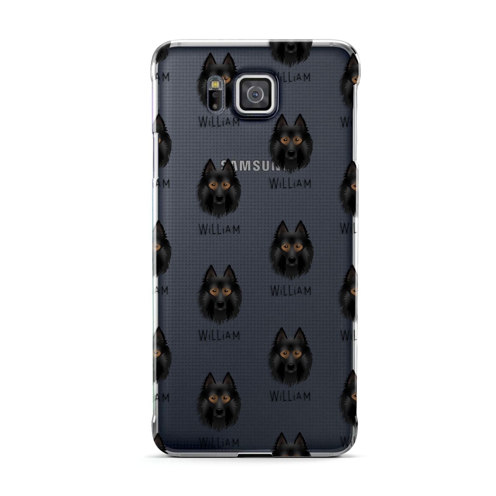 Belgian Tervuren Icon with Name Samsung Galaxy Alpha Case