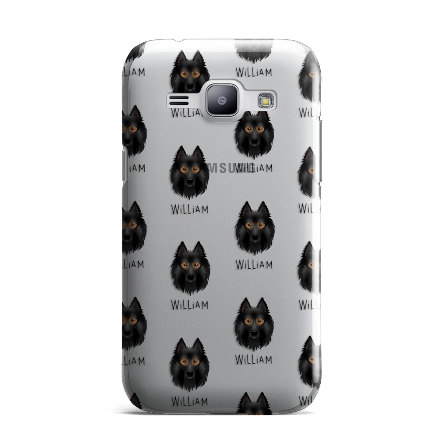 Belgian Tervuren Icon with Name Samsung Galaxy J1 2015 Case